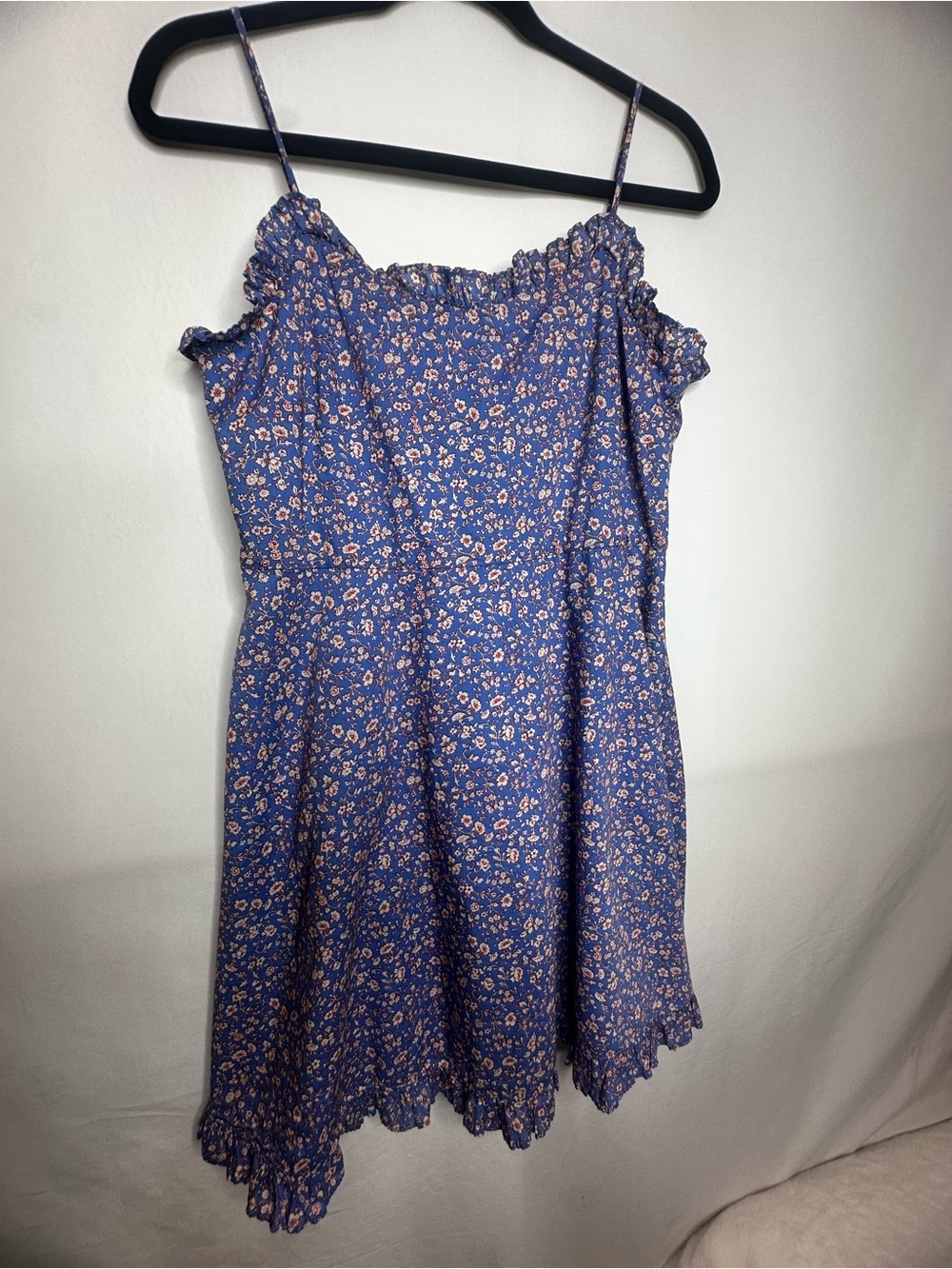 Madewell Blue Floral Sundress